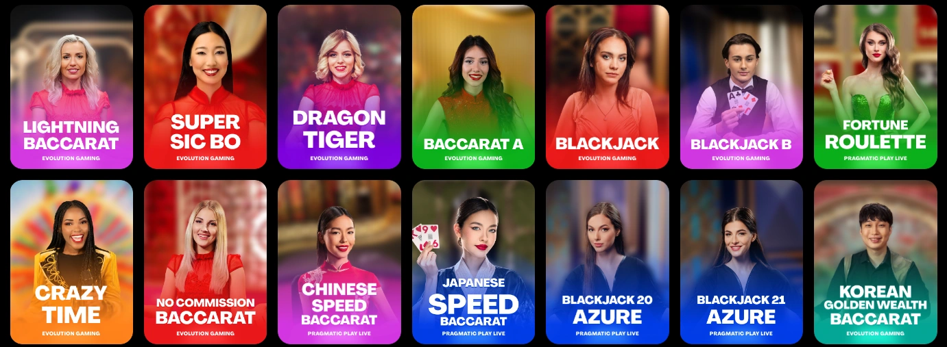 bluff live casino